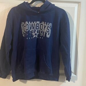 Cowboys Kids Navy Hoodie